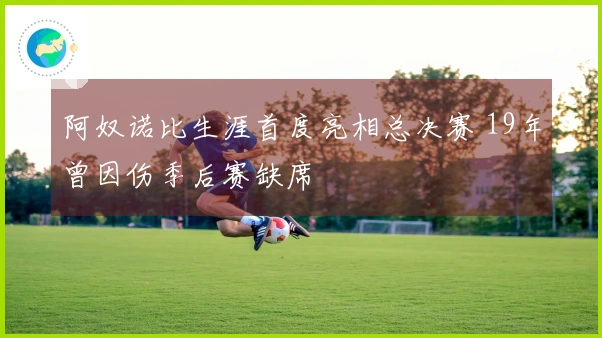 阿奴诺比生涯首度亮相总决赛 19年曾因伤季后赛缺席